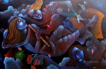 Indian Painting - krishnalila 2 India